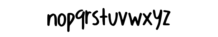 Jeky Marker Regular Font LOWERCASE