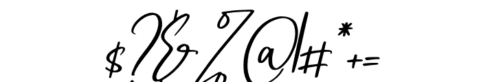 Jelajahi Etha Italic Font OTHER CHARS