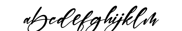 Jelistha Italic Font LOWERCASE