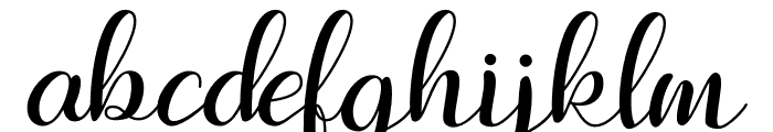 Jelitha Font LOWERCASE