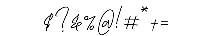 Jelitta Signature Regular Font OTHER CHARS