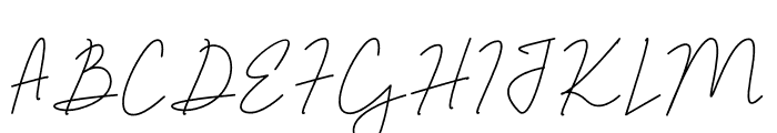 Jelitta Signature Regular Font UPPERCASE