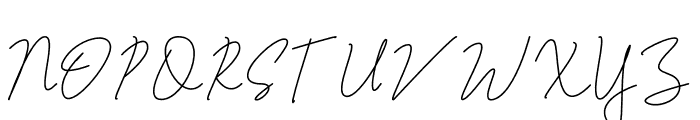 Jelitta Signature Regular Font UPPERCASE
