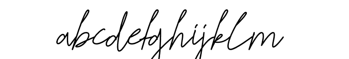 Jelitta Signature Regular Font LOWERCASE