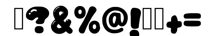 Jelly Bubbles Regular Font OTHER CHARS