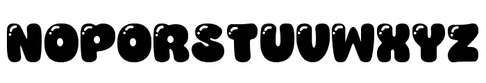 Jelly Bubbles Regular Font UPPERCASE