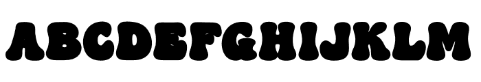 Jelly Groovy Font UPPERCASE
