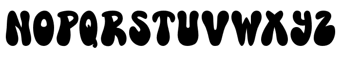 JellyPop Thin Font UPPERCASE