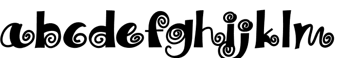 JellyRoll Font LOWERCASE