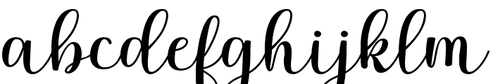 JellyaScript-Regular Font LOWERCASE