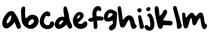 Jellybean Regular Font LOWERCASE