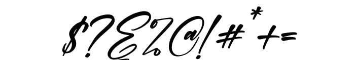 Jelonta Italic Font OTHER CHARS