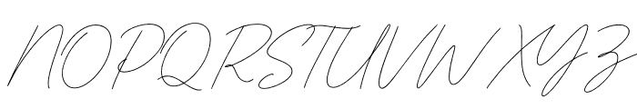 Jemaritta Signature Font UPPERCASE