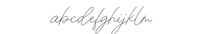 Jemaritta Signature Font LOWERCASE