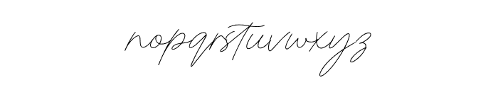 Jemaritta Signature Font LOWERCASE