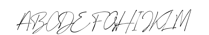 Jembarrati Signature Regular Font UPPERCASE