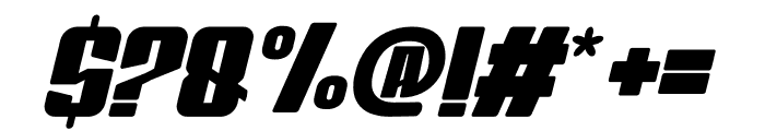 Jempron Italic Font OTHER CHARS