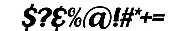 Jemy Molin Italic Font OTHER CHARS