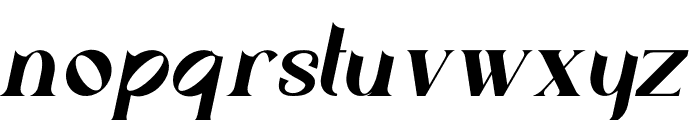 Jeniute Italic Font LOWERCASE