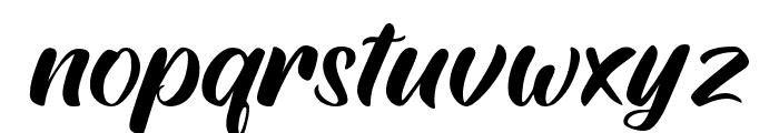 Jenthina Regular Font LOWERCASE