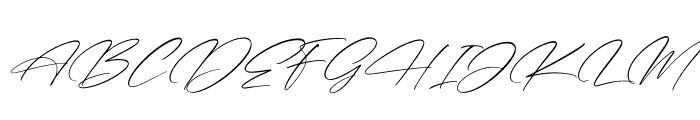 Jeotta Field Italic Font UPPERCASE