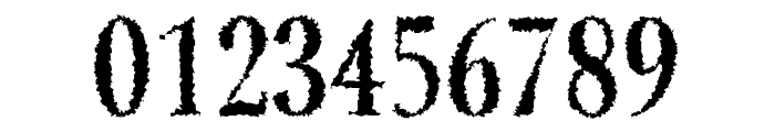 Jerrick-BoldDistorted Font OTHER CHARS