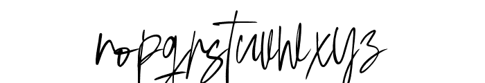 JesdialSignature-Regular Font LOWERCASE