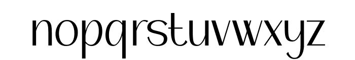Jestina Font LOWERCASE