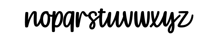Jettelin Font LOWERCASE