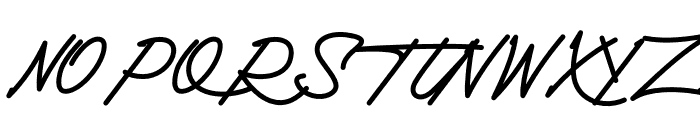 Jhackyson Signature Font UPPERCASE