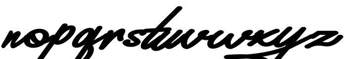 Jhackyson Signature Font LOWERCASE