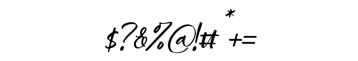Jhelytha Italic Font OTHER CHARS