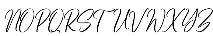 Jhelytha Italic Font UPPERCASE