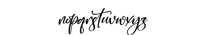 Jhelytha Italic Font LOWERCASE