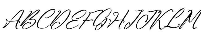 Jhoey Washington Italic Font UPPERCASE