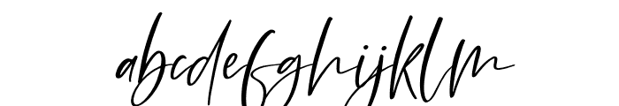 Jhollie Elisha Italic Font LOWERCASE