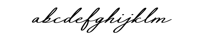 Jianshi Hearth Italic Font LOWERCASE