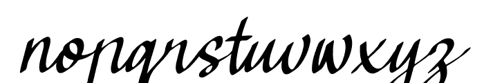 Jifantte Italic Font LOWERCASE