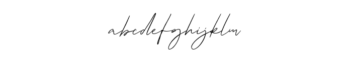 Jifstone Signature Font LOWERCASE