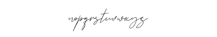 Jifstone Signature Font LOWERCASE