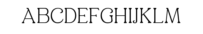 Jiftan-Thin Font UPPERCASE