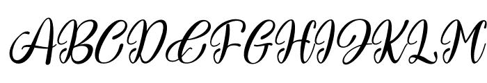 Jihan Italic Italic Font UPPERCASE