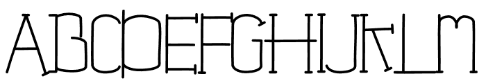 Jim Alistair Serif Font UPPERCASE