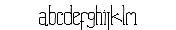 Jim Alistair Serif Font LOWERCASE