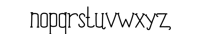 Jim Alistair Serif Font LOWERCASE