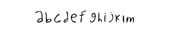 Jima Regular Font LOWERCASE