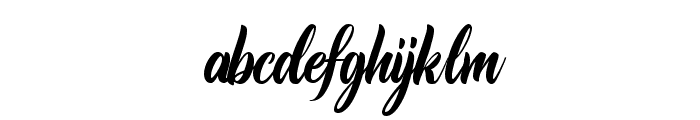 Jimmy Teufal Font LOWERCASE