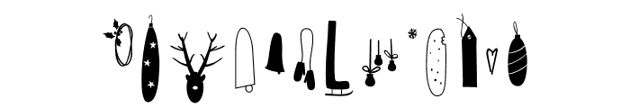 Jingle Doodles Regular Font UPPERCASE