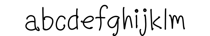 Jinny LoFu Font LOWERCASE