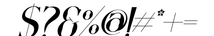 Jirawell Italic Font OTHER CHARS